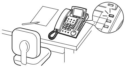 PANASONIC KXTD816GE - Hinterlassen einer Nachrichtenanzeige für eine andere Nebenstelle (Ruflste) - 1