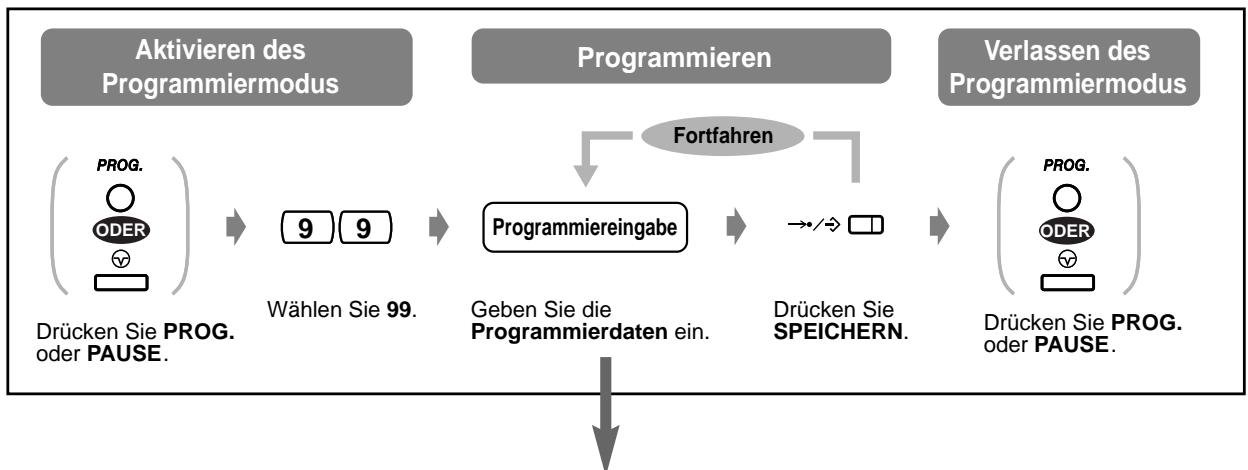 PANASONIC KXTD816GE - Ändern der Einstellungen - 2