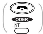 PANASONIC KXTD816GE - Anrufen einer anderen Nebenstelle (Internruf) - 1