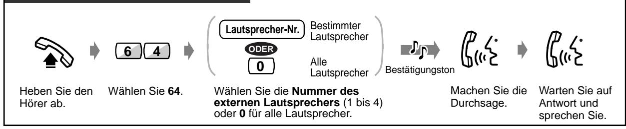 PANASONIC KXTD816GE - Durchsage - Extern - 1