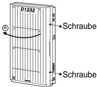 PANASONIC KXTD816GE - Öffnen des Gehäusedeckels - 1