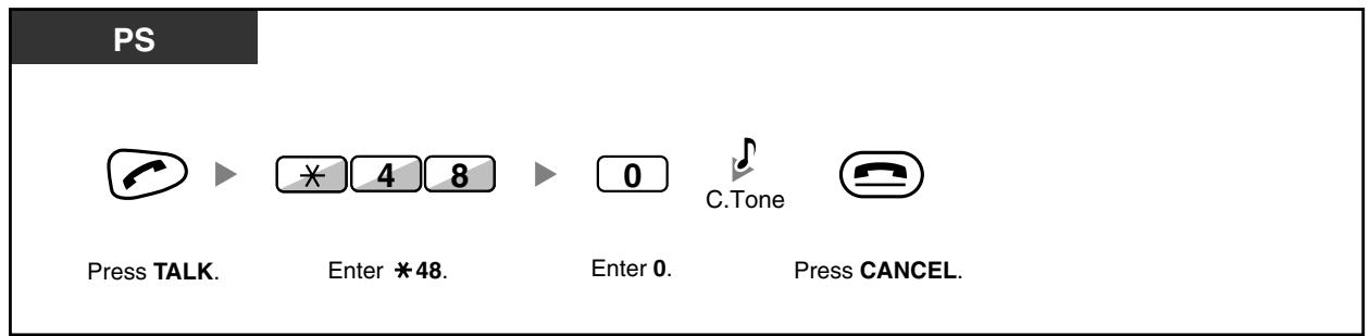 PANASONIC KXTDA200E - To cancel - 1
