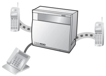 PANASONIC KXTDA200E - Wireless System - 1