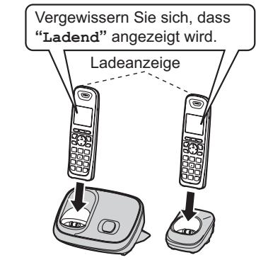 PANASONIC KXTG6522G - Laden des/der Akku(s) - 1