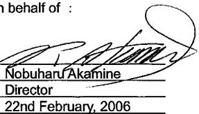 PANASONIC KXTG8100FX - Declaration of Conformity 012212 - 1
