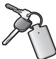 PANASONIC KXTGA20 - Attaching the key detector to an easy-to-lose item - 1
