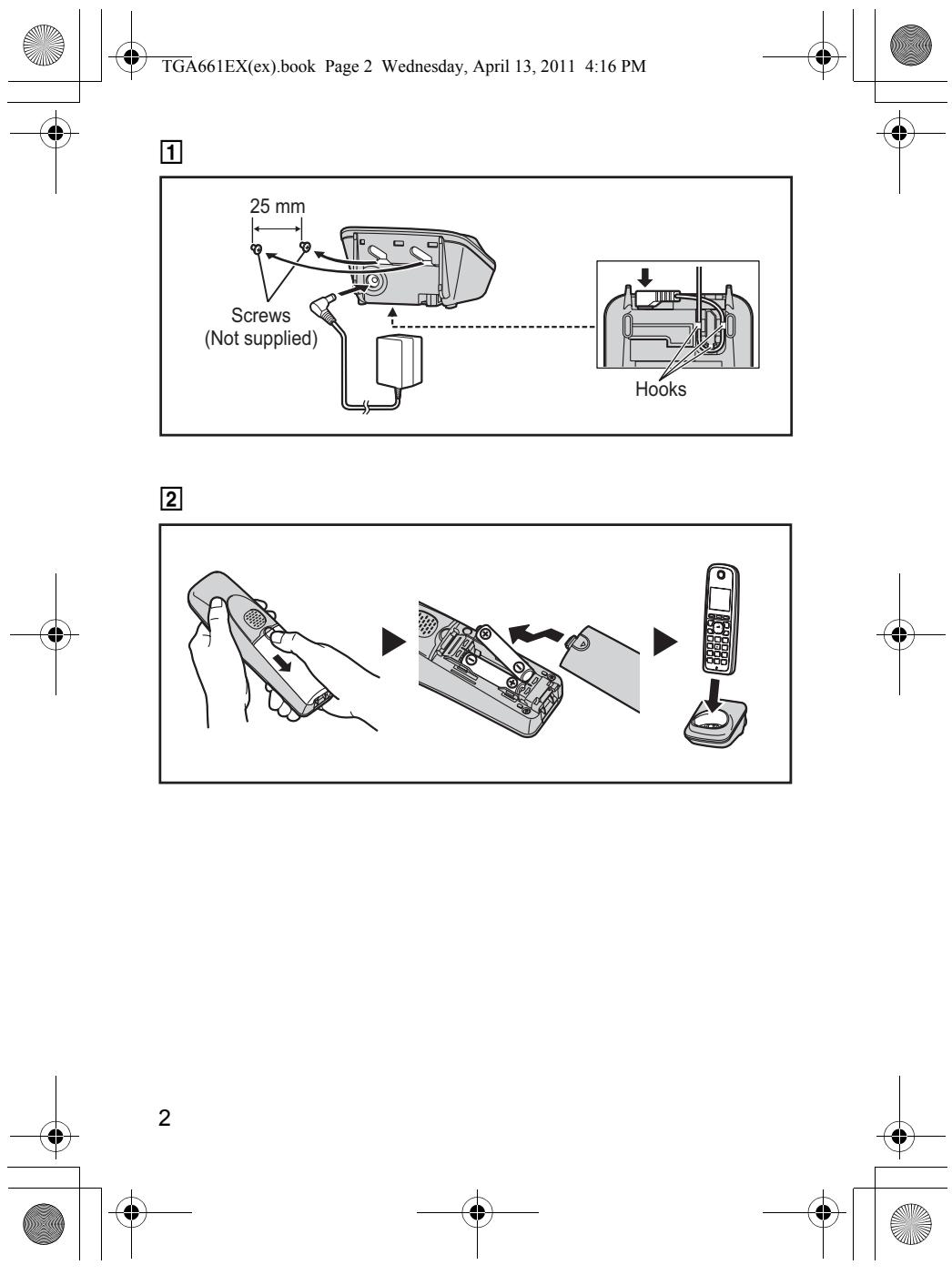 PANASONIC KX-TGA661EXM - Panasonic® - 4
