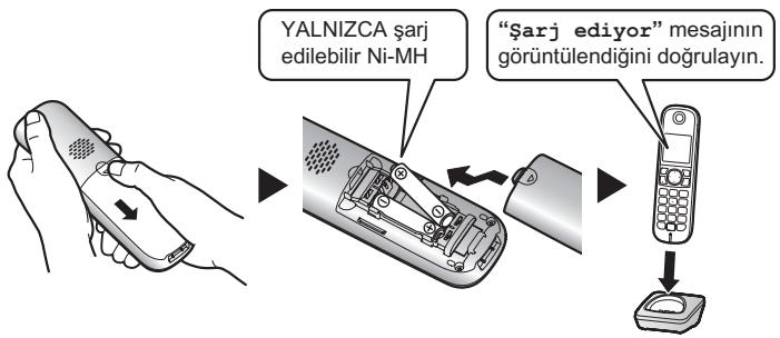 PANASONIC KX-TGA785EXB - Yaklaşık 7 saat süreyle şarj ediniz. - 1