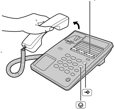 PANASONIC KX-TS100EXW - Introduire les nombres en mémoire - 1