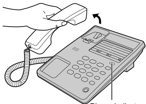 PANASONIC KX-TS100EXW - Answering Calls - 1