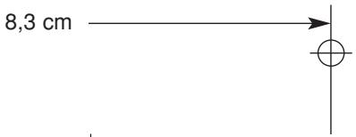 PANASONIC KX-TS100EXW - Bohrschablone - 1