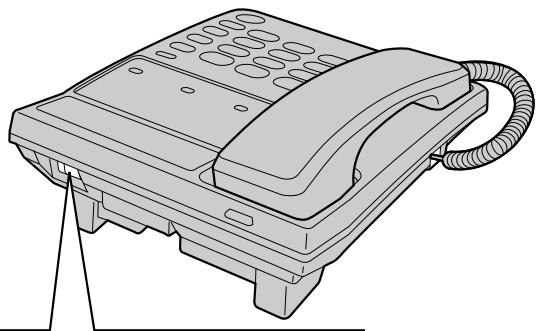 PANASONIC KX-TS100EXW - Ruflautstärke einstellen - 1