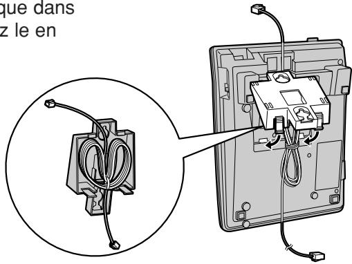 PANASONIC KX-TS100EXW - Installation murale - 2