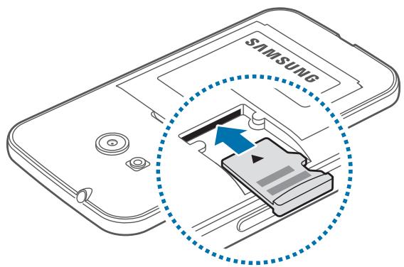 SAMSUNG GALAXY TREND 2 LITE 3G 4 POUCES - SM-G318H - Installer une carte mémoire - 3