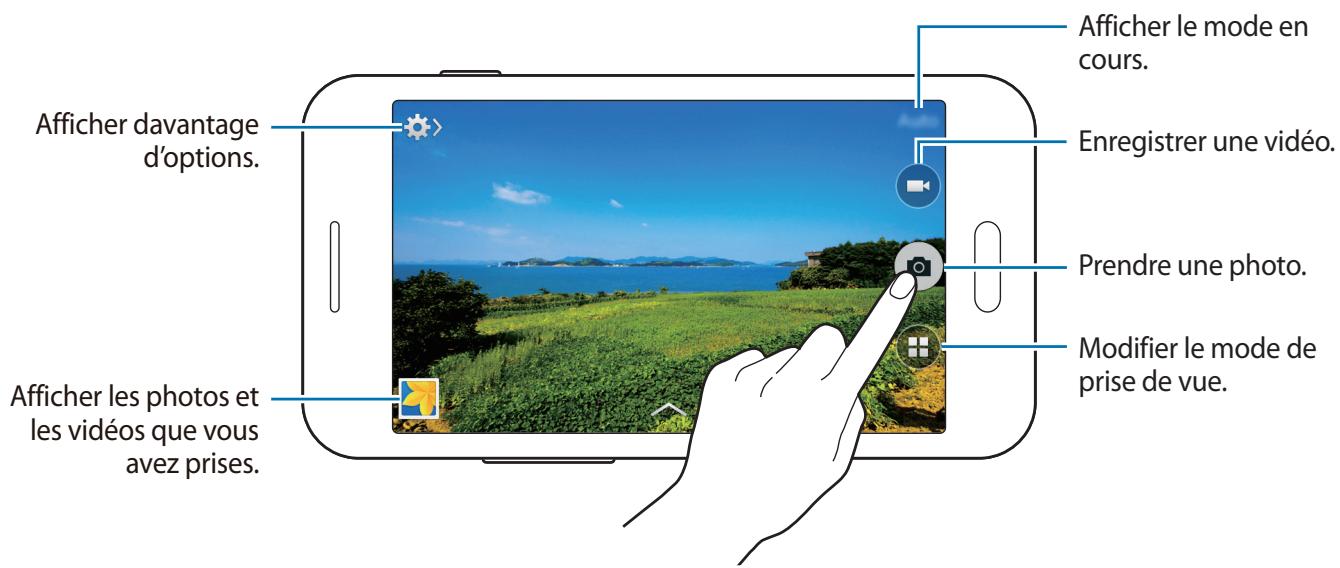 SAMSUNG GALAXY TREND 2 LITE 3G 4 POUCES - SM-G318H - Prendre des photos ou enregistrer des videos - 1