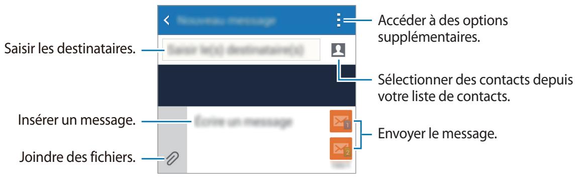 SAMSUNG GALAXY TREND 2 LITE 3G 4 POUCES - SM-G318H - Envoyer des messages - 2