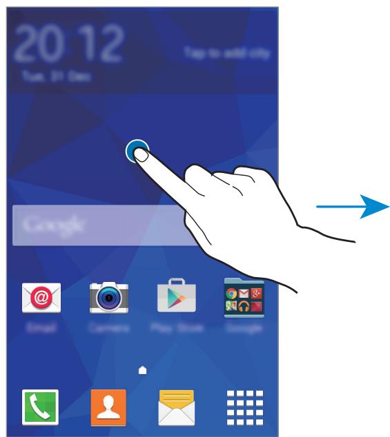 SAMSUNG GALAXY TREND 2 LITE 3G 4 POUCES - SM-G318H - Options de l'écran d'accueil - 1