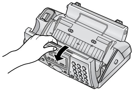 PANASONIC KX-FC241SL - Installation du film d'encre - 1
