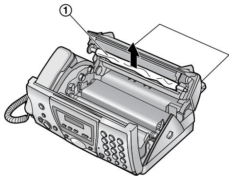 PANASONIC KX-FC241SL - BOURRAGE PAPIER - 6