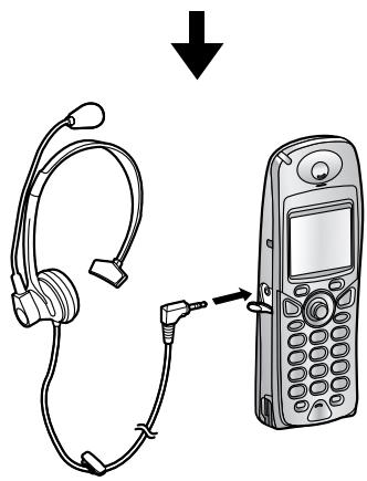 PANASONIC KX-FC241SL - Raccordement d'un casque en option - 2