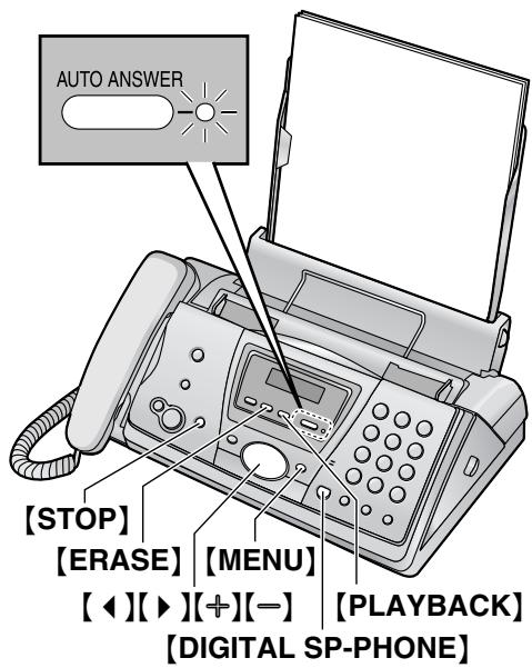 PANASONIC KX-FC241SL - Ecoute de messages enregistrés - 2