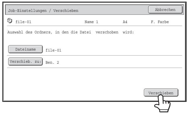 SHARP MX-2614N/3114N - Wahlen Sie den Zielordner aus. - 1