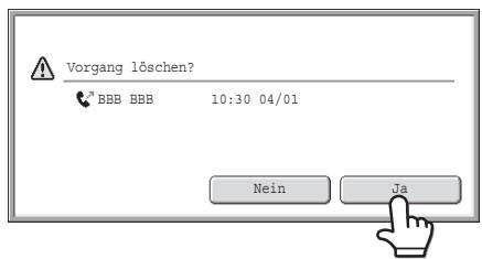 SHARP MX-2614N/3114N - STORNIEREN EINES FAXES IN BEARBEITUNG ODER EINES RESERVIEREN FAXES - 3