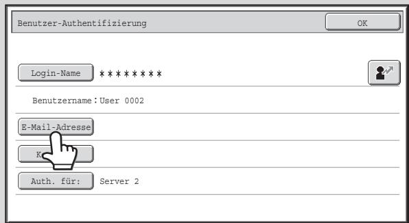 SHARP MX-2614N/3114N - Dreimalige Eingabe eines ungültigen Einlognamens oder Kennworts... - 2
