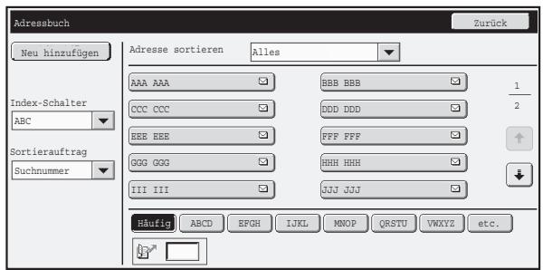 SHARP MX-2614N/3114N - Adressbuch - 1
