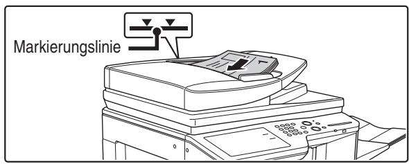 SHARP MX-2614N/3114N - VERWENDEN DES AUTOMATISCHEN   ORIGINALEINZUGS ZUM SENDEN EINER   FAXNACHRICHT IM DIREKTÜBERTRAGUNGSMODUS - 1