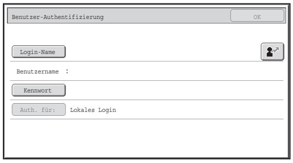 SHARP MX-2614N/3114N - AUTORISIERUNG DURCH EINLOGNAME / KENNWORT - 1