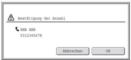 SHARP MX-2614N/3114N - Ziel über Tipptaste/Suchnummer festgelegt - 1