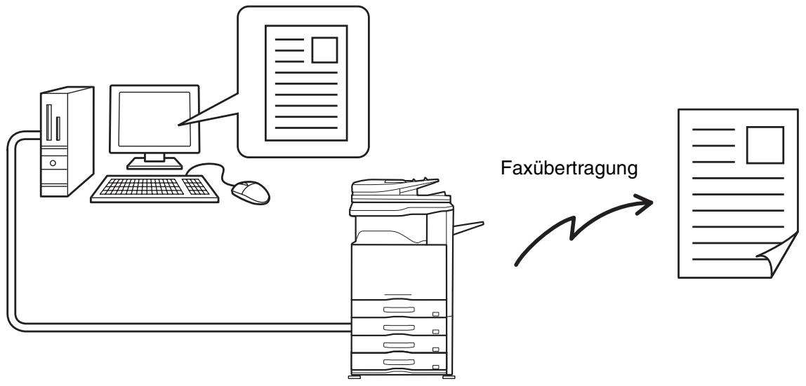 SHARP MX-2614N/3114N - DIREKTES SENDEN EINES FAXES VONEINEM COMPUTER (PC-FAX) - 1