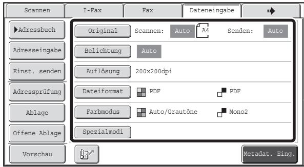SHARP MX-2614N/3114N - Berühren Sie die Taste [OK], wenn Sie alle Eingaben getätigten haben. - 1