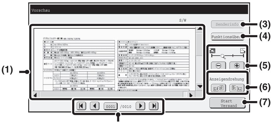 SHARP MX-2614N/3114N - VORSCHAUPRÜFUNGSBILDSCHIRM - 1