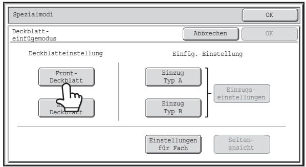 SHARP MX-2614N/3114N - Wahlen Sie die Spezialmodi. - 1