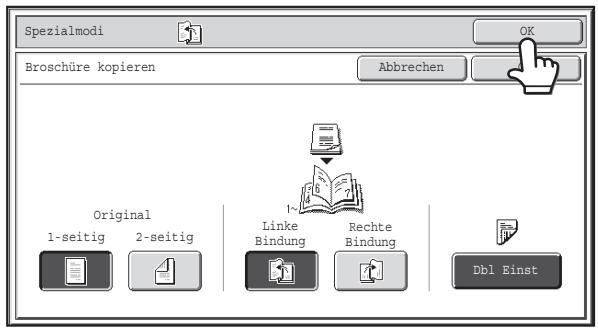 SHARP MX-2614N/3114N - Wahlen Sie Einstellungen für das Deckblatt. - 4