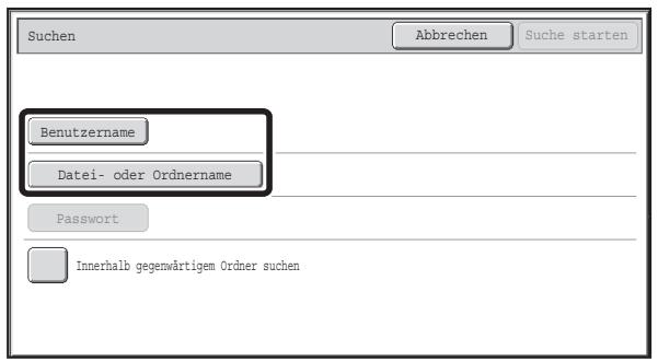 SHARP MX-2614N/3114N - Berühren Sie die Taste [Suche]. - 1