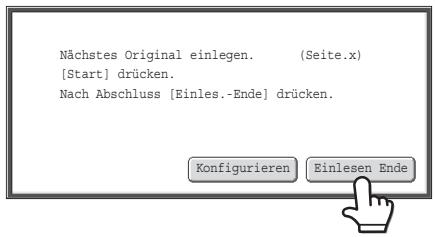SHARP MX-2614N/3114N - Wenn das Original auf das Vorlagenglas gelegt wurde, ersetzen Sie es mit dem nachsten Original und drücken dann die Taste [SCHWARZWEISS STARTEN]. - 1