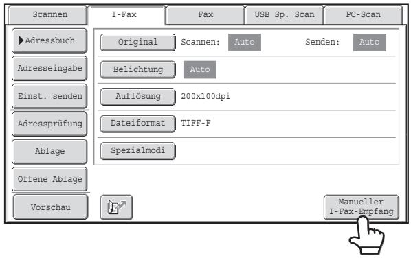SHARP MX-2614N/3114N - MANUELLES EMPFANGEN VON INTERNETFAXNACHRICHTEM - 1