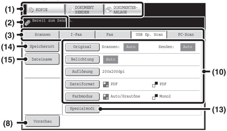 SHARP MX-2614N/3114N - AUSGANGSBILDSCHIRM - 2