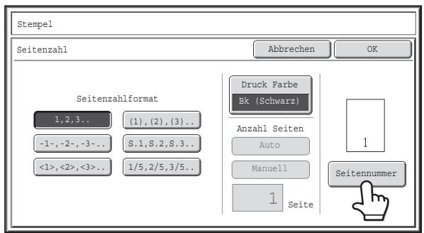 SHARP MX-2614N/3114N - Berühren Sie die Taste [Druck Farbe]. - 3