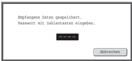 SHARP MX-2614N/3114N - PASSWORTGESCHÜTZTES FAX DRUCKEN (Halte-Einstellung für empfangene Daten drucken) - 1