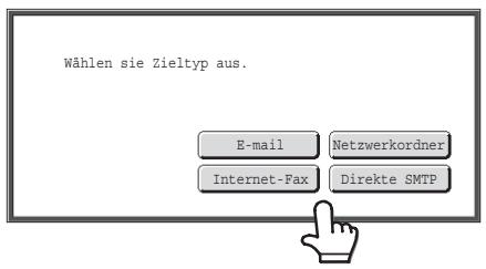 SHARP MX-2614N/3114N - Anzeige des Adresseingabebildschirms. - 1