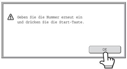 SHARP MX-2614N/3114N - Ziel über Zifferntasten, [Erneut setzen]-Taste oder [Globale Adressutsche]-Taste festgelegt - 1