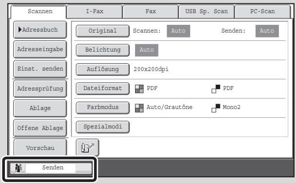 SHARP MX-2614N/3114N - AUFTRAGSSTATUSBILDSCHIRM - 3