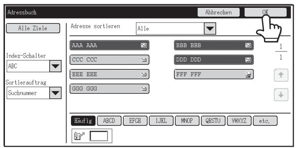 SHARP MX-2614N/3114N - Felder zur Speicherung von Gruppen - 8