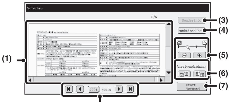 SHARP MX-2614N/3114N - VORSCHAUPRÜFUNGSBILDSCHIRM - 1