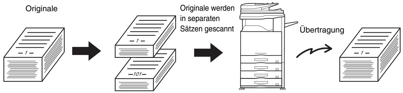 SHARP MX-2614N/3114N - GLEICHZEITIGES SCANNEN EINER GROSSEN ANZAHL VON ORIGINALEN (Auftrag erstehen) - 1