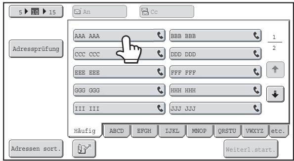 SHARP MX-2614N/3114N - Empfangenes Bild auswahlen - 1